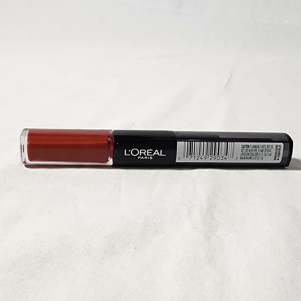 Loreal Infallible Pro Last Lip Color, Continual Crimson 2 Step Lipstick 213 Red